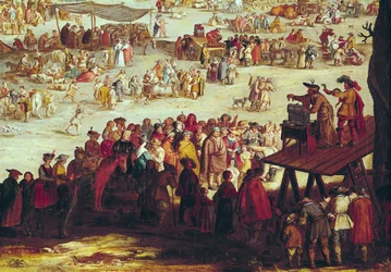 Der Jahrmarkt in Impruneta (Detail), 1638
